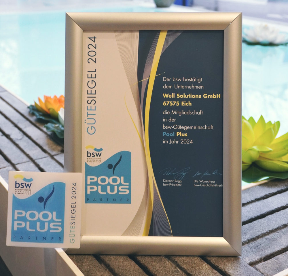 Pool Plus Partner Gütesiegel